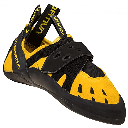 LA SPORTIVA Kinder Tarantula Kletterschuhe, Yellow-Black, EU 35