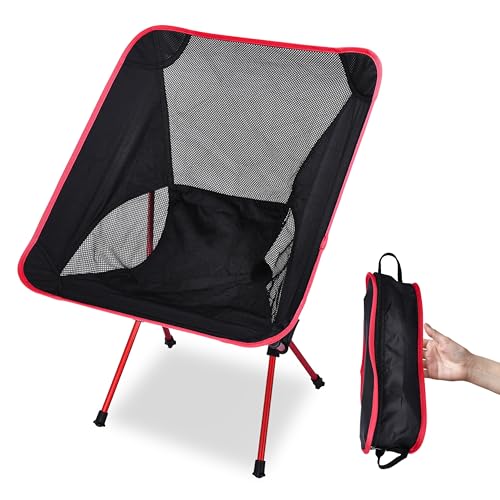 Slokey Folding Camping Chairs - langlebig und robust - tragbarer Stuhl mit...