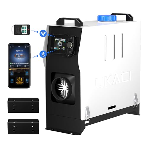 Likaci Dieselheizung Bluetooth APP Steuerung 5KW-8KW 12V/24V Diesel-Luft-Auto-Standheizung...