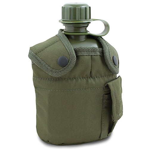 Mil-Tec Flasche-14506001 , Kunststoff , Oliv Einheitsgröße