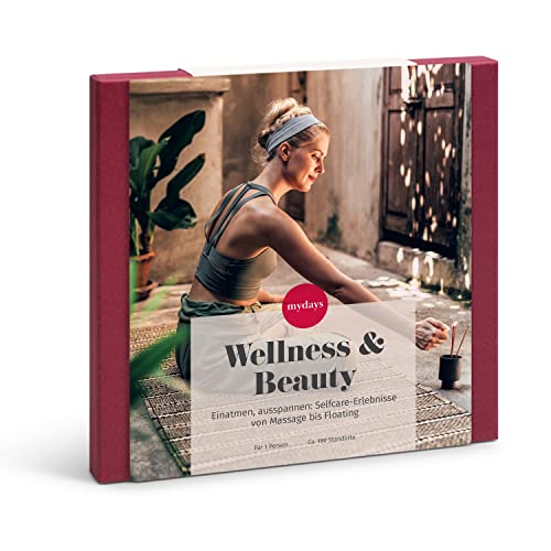 mydays Geschenkbox Wellness & Beauty, ca. 28 Erlebnisse an 180 Standorten,...