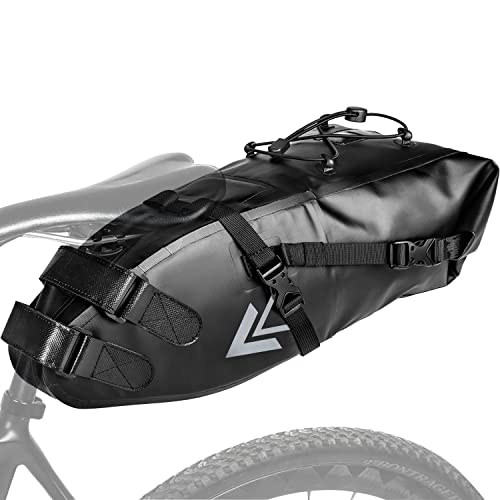Jeebel Fahrradtasche Wasserdicht BackLoader Satteltasche - 10L Bikepacking Taschen...