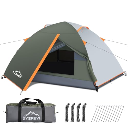 Gysrevi Camping Zelt Wurfzelt Zelt 2 Personen Kuppelzelte Wasserdicht Winddicht Dome Tent...