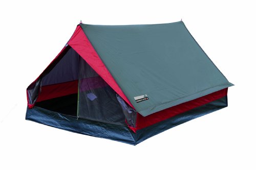 High Peak Hauszelt Minipack, Campingzelt für 2 Personen, Festivalzelt mit Wannenboden,...
