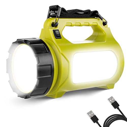 LE LED Handscheinwerfer, Taschenlampe Aufladbar CREE Akku Handlampe & Handstrahler mit...