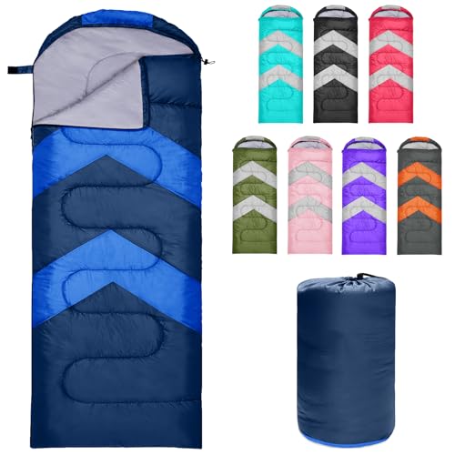 Zusentee Schlafsack 3-4 Jahreszeite für Outdoor Camping Warme Einzelne Erwachsene...