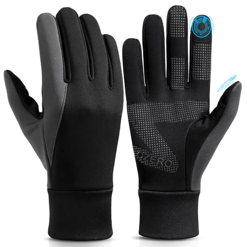 OZERO Herren Wasserdicht Thermohandschuhe, Touchscreen Winterhandschuhe Fahrhandschuhe...