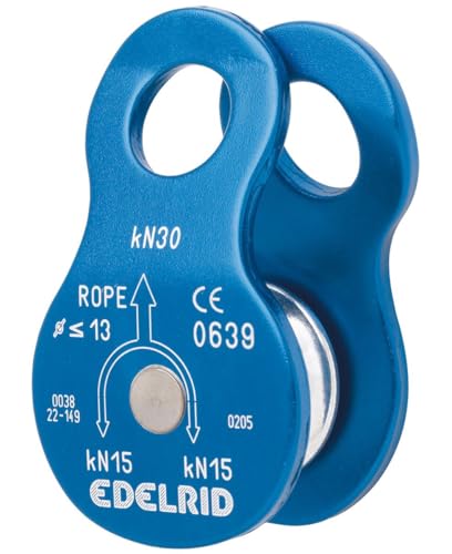 Edelrid Seilrolle Turn pulley, blue, One Size, 717890003000