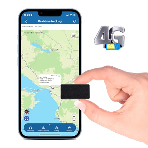 TKMARS TK901 Mini GPS-Tracker 4G, automatisches GPS-Ortungsgerät, magnetisch,...