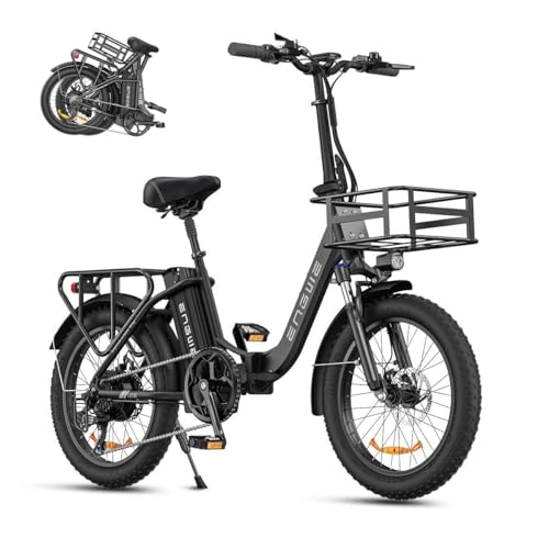 ENGWE L20 SE E Bike Klapprad 20 Zoll Elektrofahrrad, 15.6Ah Lithium-Akku für Lange...