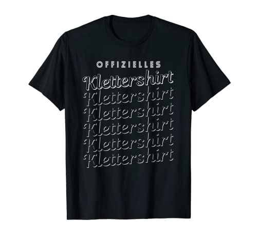 Offizielles Klettershirt Freizeitaktivität Freizeitshirt T-Shirt