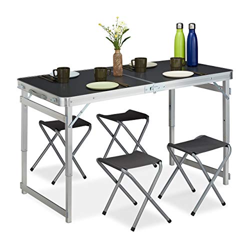 Relaxdays Campingtisch Set