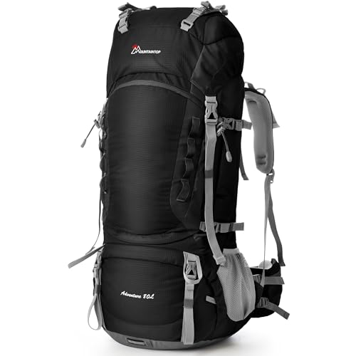 MOUNTAINTOP Trekkingrucksack 80L Wanderrucksack Herren Damen Reiserucksack Großer...