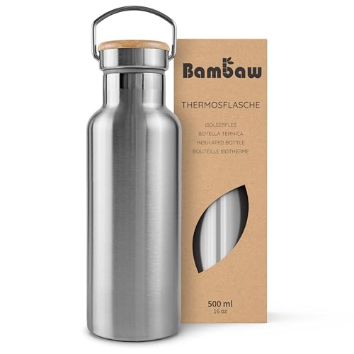 Bambaw Edelstahl Trinkflasche 500 ml