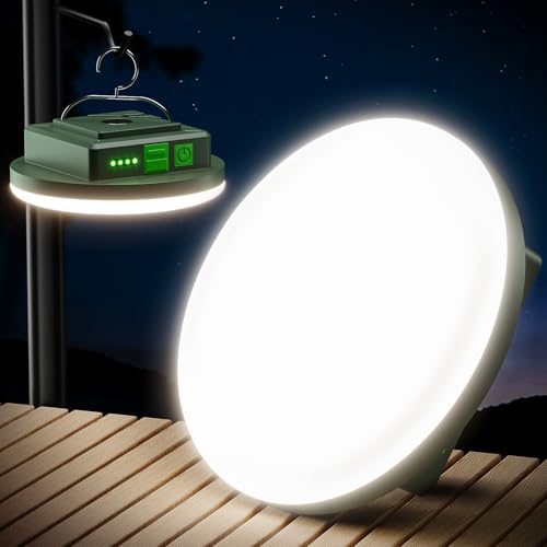 Eventek Campinglampe 12000mAh, 3000LM Ultrahell LED Outdoor Camping Licht mit 4 Modi &...