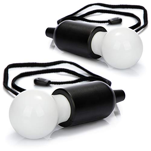 COM-FOUR® 2x LED Hängelampe mit Zugschalter, kabellose Hängeleuchte, batteriebetriebene...