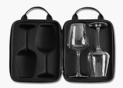 viinocase - 2 Gläser to go ++ 2 hochwertige Weingläser im Schutzcase perfekt verpackt...