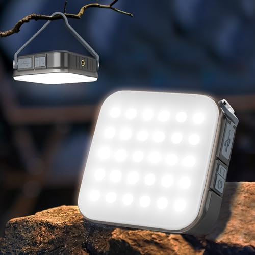 Quntis LED Campinglampe, Camping Laterne Ultra Hell 1000 Lumen (Solar/USB Aufladbar)...