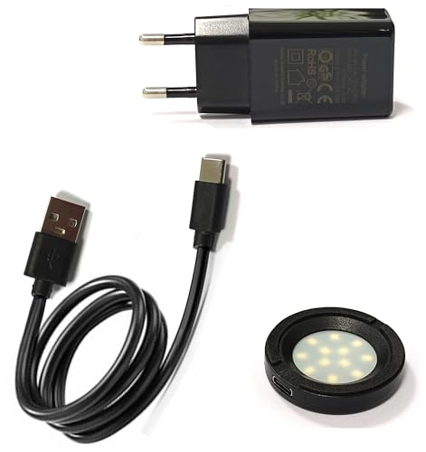 LED Schnellladelampe Smart für Solar Uhren Ladegerät mit USB-Anschluss & Netzadapter