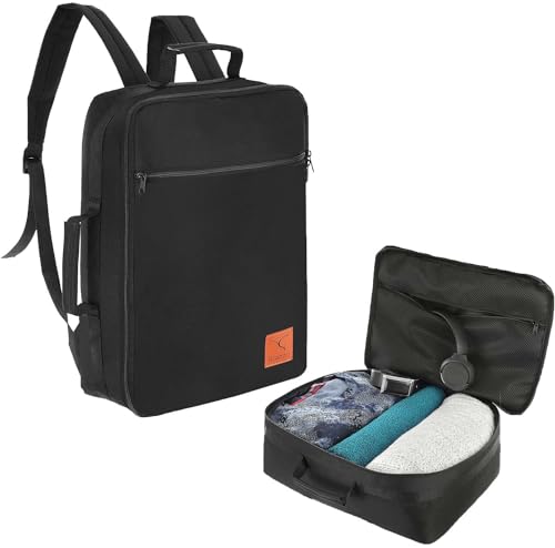 Granori Handgepäck Kofferrucksack Dreampack 40x30x10 cm | Aufklappbares Platzwunder mit...