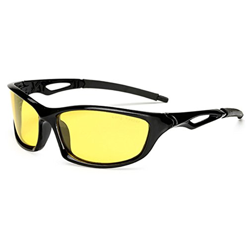 Long Keeper Nachtsichtbrille Autofahrer Sport, Nachtfahrbrille Anti-Blend Sonnenbrille...