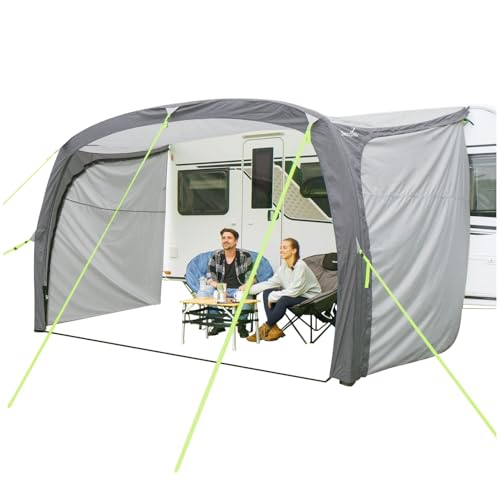 Skandika Vorzelt Vika Air Caravan 400 Set| aufblasbares Vordach mit Seitenwand, Caravan...