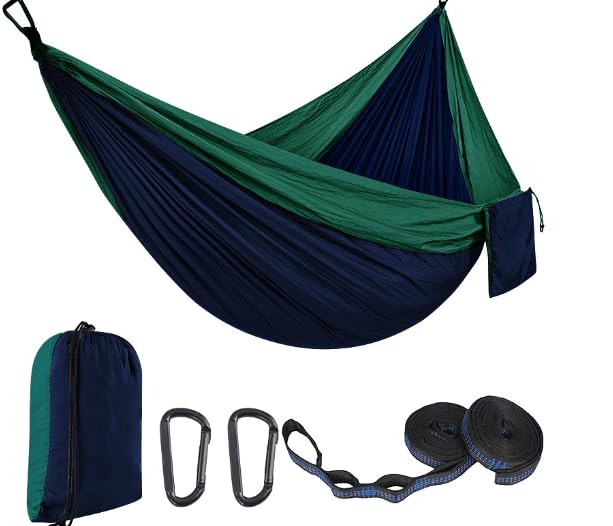 EDWINENE Outdoor Hängematte Camping Hängematten Reisehängematte 270x140 cm,...