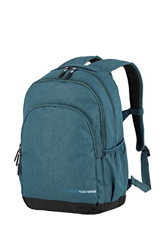 Travelite Handgepäck Rucksack mit gepoltertem Laptopfach, Laptop Rucksack 15,6 Zoll, KICK...