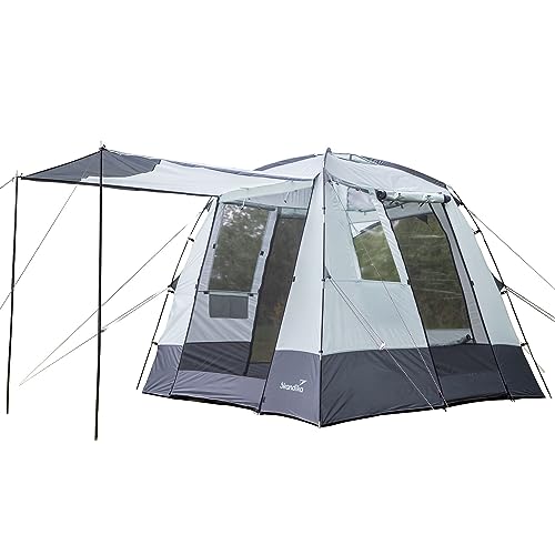 Skandika Mehrzweckzelt 250 x 250 cm | Campingzelt für 3 Personen, Moskitonetz,...