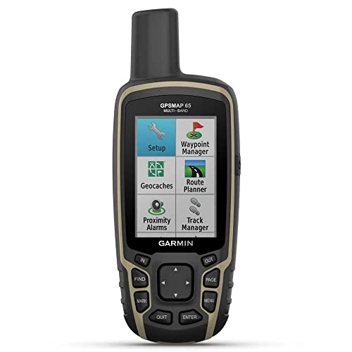 Garmin GPSMAP 65 – robustes GPS-Outdoor-Navi mit vorinstallierter TopoActive Europakarte...