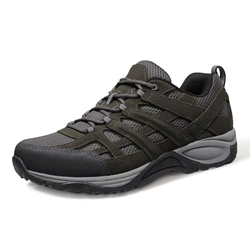 OutPro Wanderschuhe Herren Atmungsaktive Trail-Laufschuhe für Trekking und Wandern -...