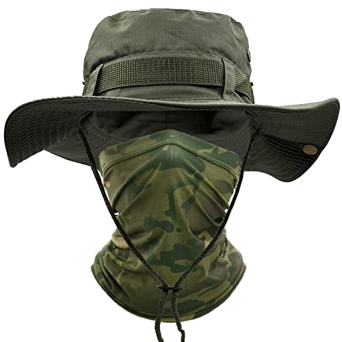 ehsbuy Sonnenhut Herren Military Safari Hut Sommerhut Breiter Krempe Camo Wanderhut Armee...