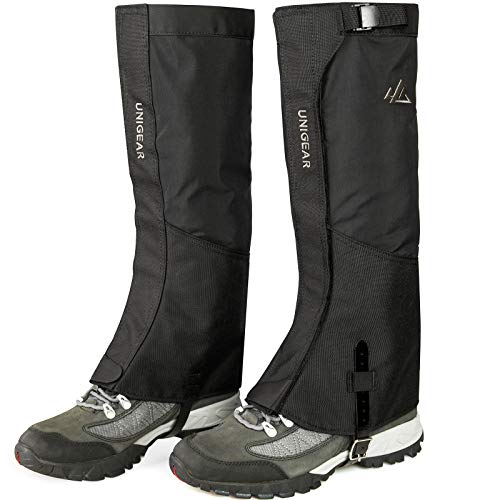 Unigear Gamaschen Outdoor wasserdicht zum wandern, Beinschutz Gaiter für Fahrrad Trekking...