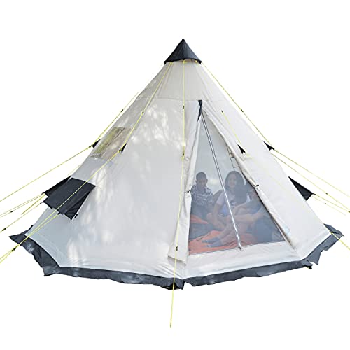 Skandika Tipi 6 oder 10 Personen Zelt Outdoor
