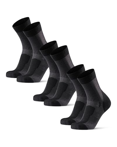 DANISH ENDURANCE Leichte Merino Wandersocken 3 Paare