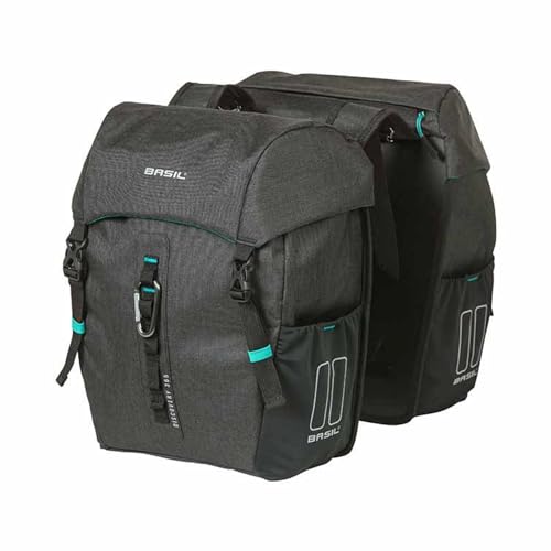 Basil Doppelpacktasche-2179234760 schwarz Melee 18 L