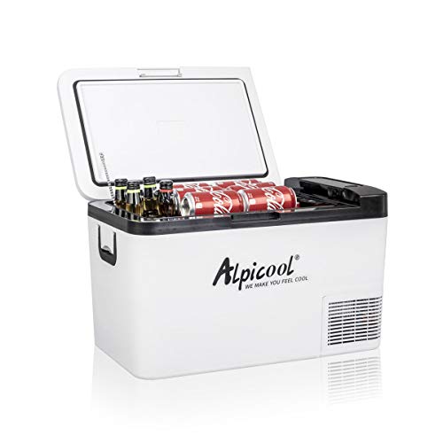 Alpicool K25 25 Liter Kühlbox Kühlschrank Gefrierbox Mini tragbare Elektrische Kühlbox...