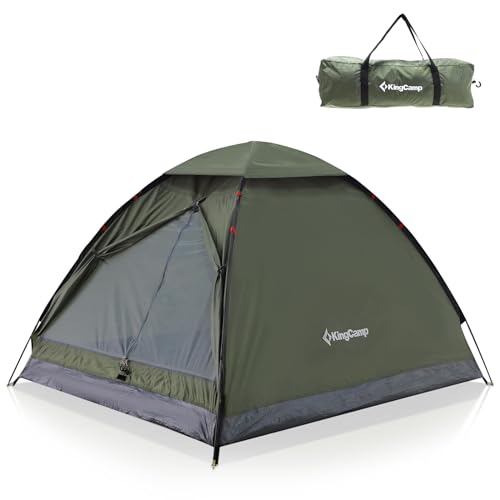 KingCamp Ultraleicht Camping Zelt MONDOME II für 2 Personen - Wasserdichtes Zelt, Kompakt...