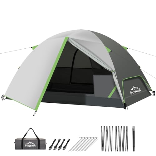 Gysrevi Camping Zelt Wurfzelt Zelt 2 Personen Kuppelzelte Wasserdicht Winddicht Dome Tent...