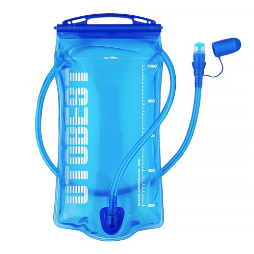 UTOBEST Trinkblase 1L/1,5L/2L/3L Wasserblase für Trinkrucksack, BPA-frei Auslaufsicher...