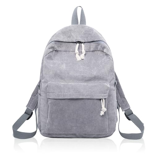 Funmo Klein Rucksack Damen Canvas/Cord Cityrucksack Rucksäcke Daypacks,...