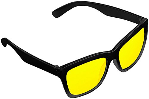 PEARL Nachtsichtbrille: Kontrastverstärkende Nachtsicht-Brille Night Vision im Retro-Look...