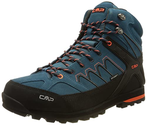 CMP Herren Moon MID Shoe WP Trekking-Schuhe, DEEP Lake-Antracite, 44 EU