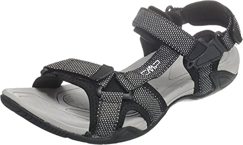 CMP Herren Hamal Riemchensandalen, Schwarz, 44 EU