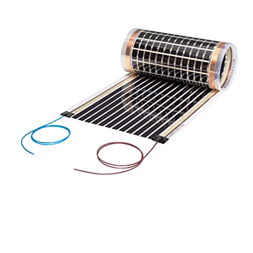 1,0m Mi-Heat Carbon Heizfolie 12V AC/DC 30cm breit 150W/m² - Fußbodenheizung für...