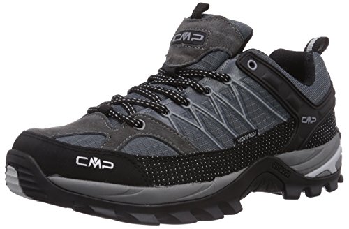 CMP Herren Rigel Low Shoe WP Trekking-& Wanderhalbschuhe, Grau, 43 EU