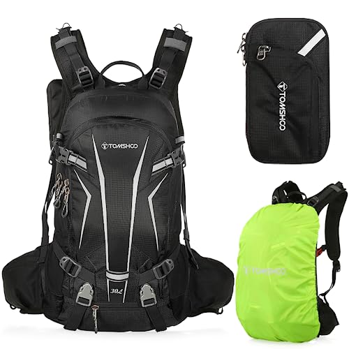 TOMSHOO Fahrradrucksack 20L/30L/40L, Outdoor Rucksack Multifunktionaler Wanderrucksack...