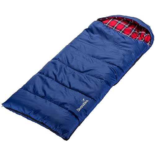 Skandika Dundee Junior Kinderschlafsack | Outdoor Camping Schlafsack für Kinder,...