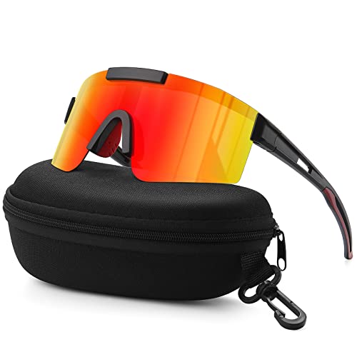 suoso Sportbrille Polarisiert Radsportbrillen Fahrradbrille Schnelle brille für Herren...