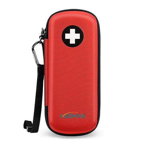 MEDMAX EpiPen Medical Tragetasche, tragbare Notfalltasche Hartschalen Eva stoßfest...